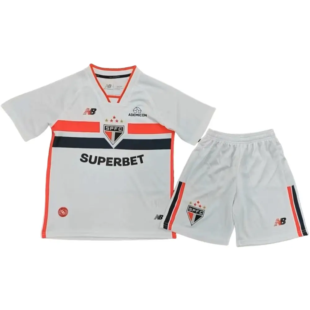 2026-27 Sao Paulo Home Jersey Children's Set - Fans Edition