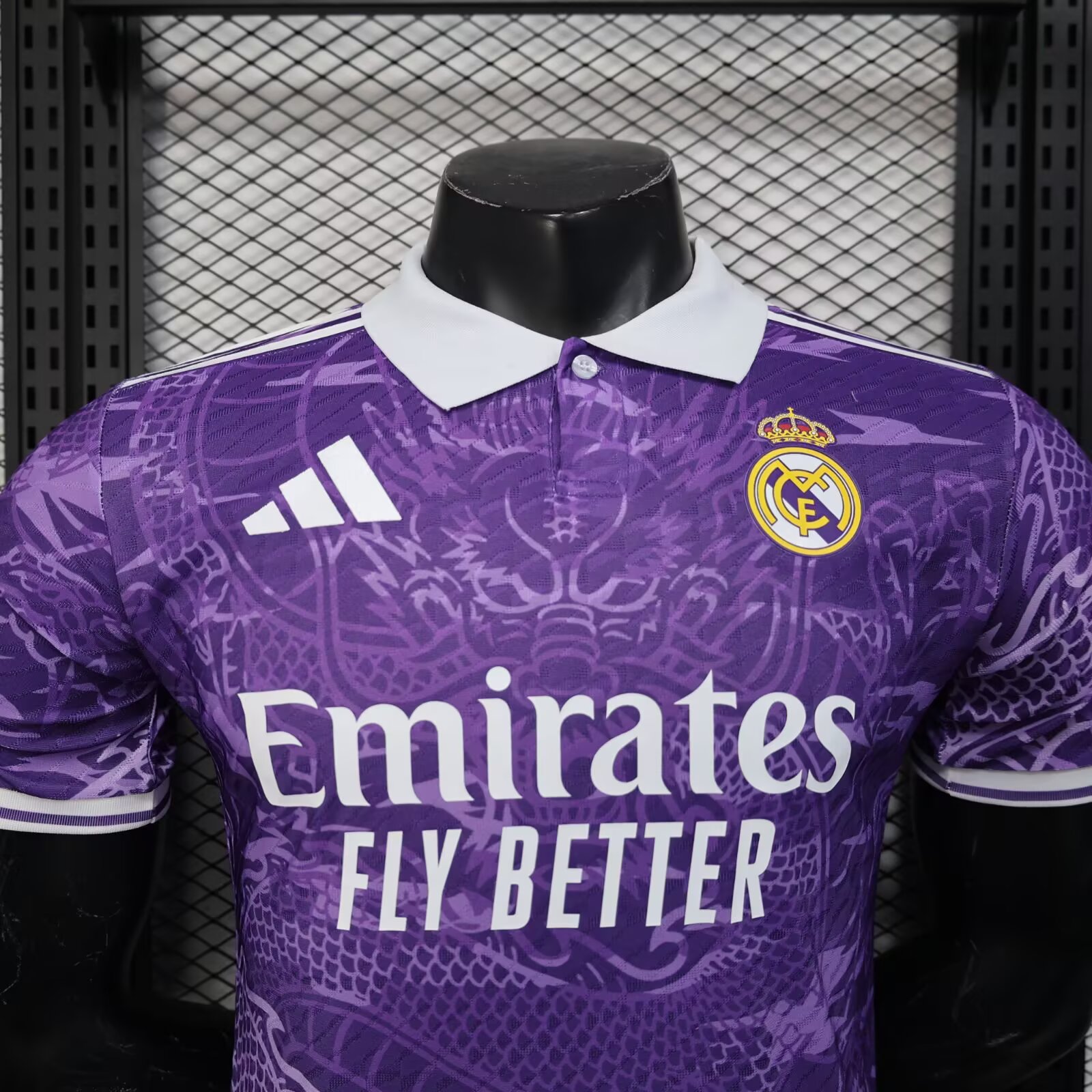 2025-26 New Season Real Madrid Dragon Purple Special Edition Jersey - Player Edition