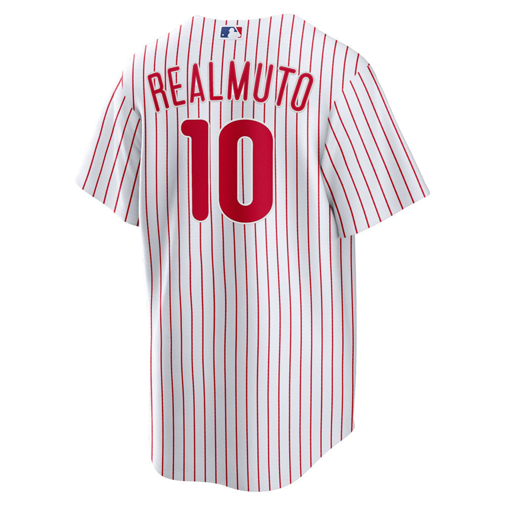 Men's Philadelphia Phillies JT Realmuto Home Player Name Jersey - White