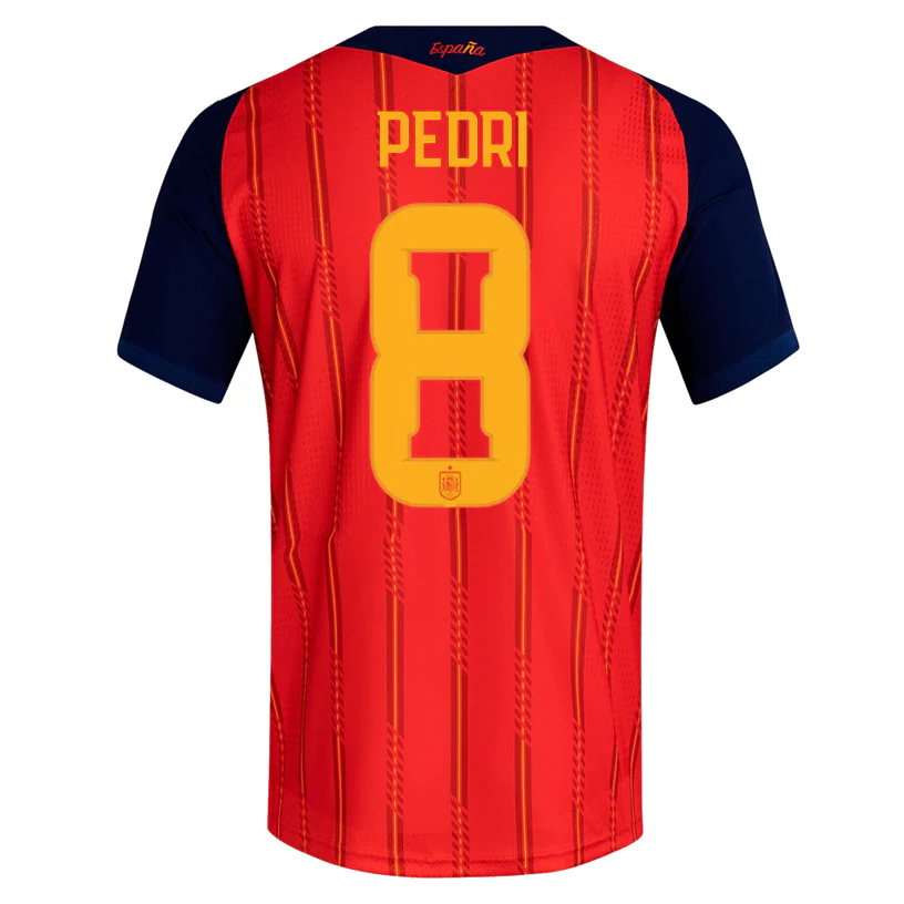 adidas Men's Pedri Spain Authentic World Cup Home Jersey 2026 (Vivid Red)