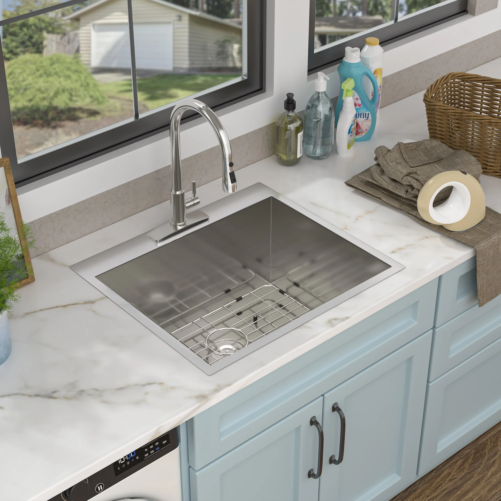 22 Laundry Sink Drop In - Fulorni 22