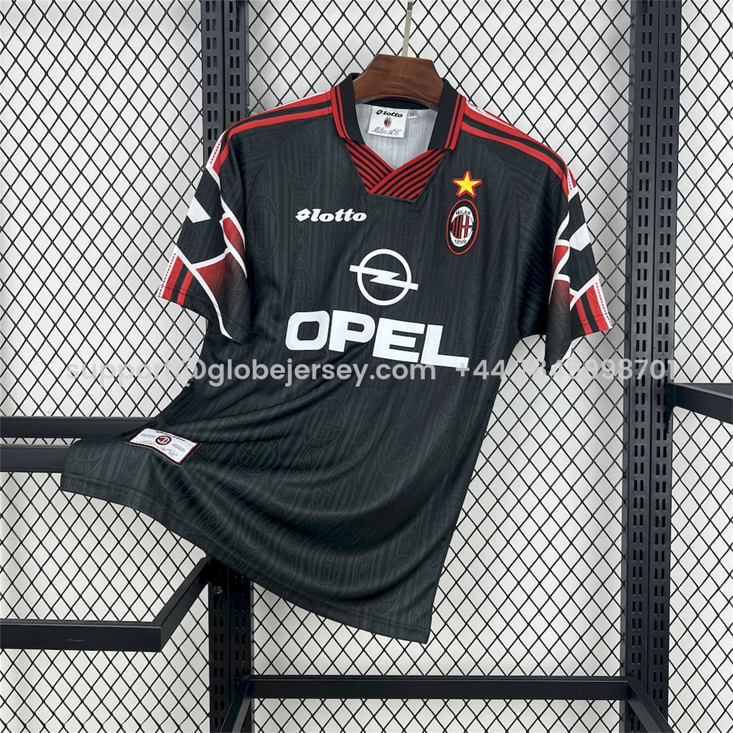 Retro AC Milan 1997-98 Copa Centenario do Belo Horizonte Third Jersey