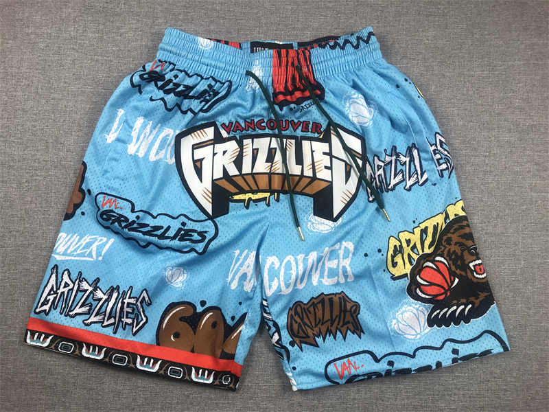 Pocket Pants Grizzly Graffiti Blue Yellow