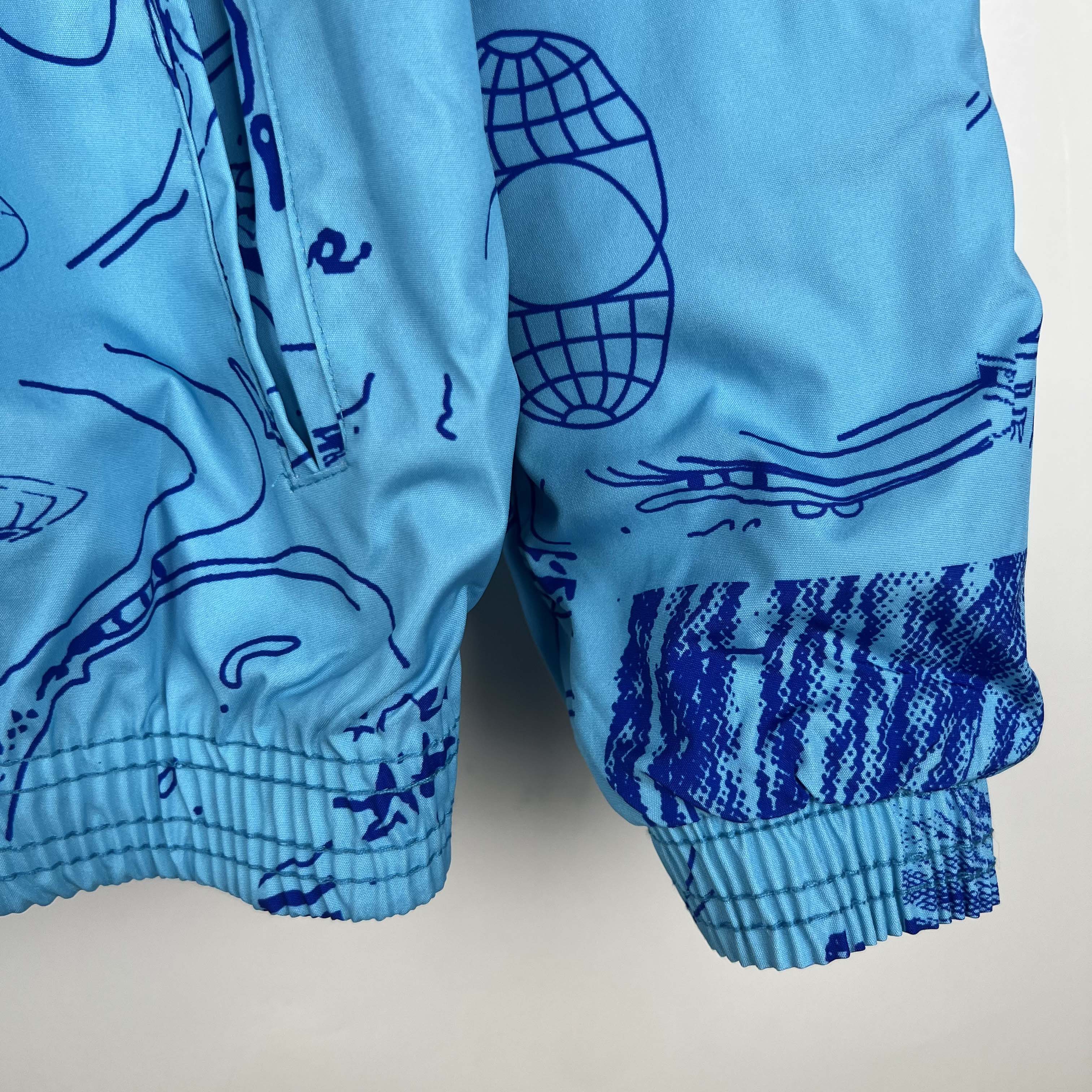 2023-2024 Juventus Reversible Windbreaker Blue Soccer Jersey 1:1 Thai Quality