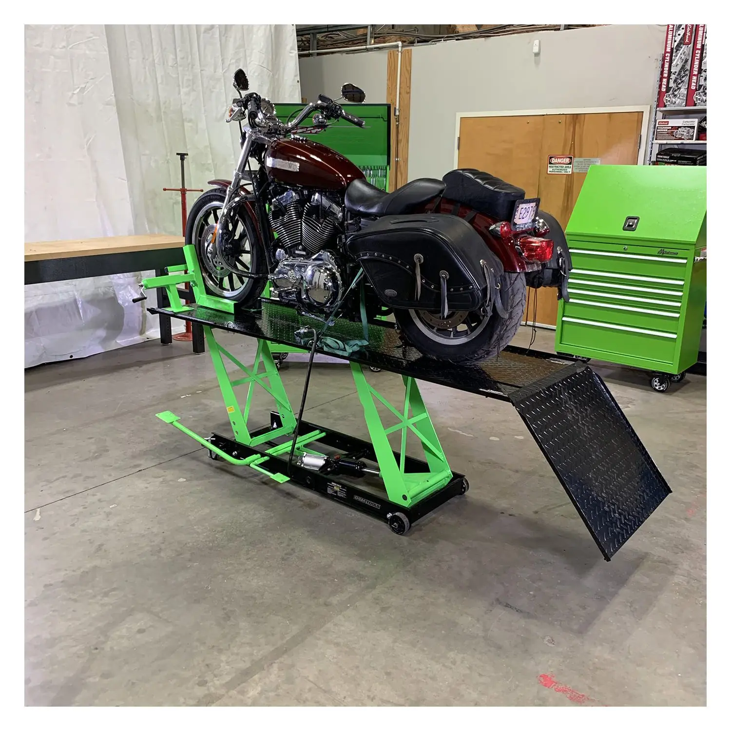 🎅Christmas Sale💥Motorcycle hydraulic lift table