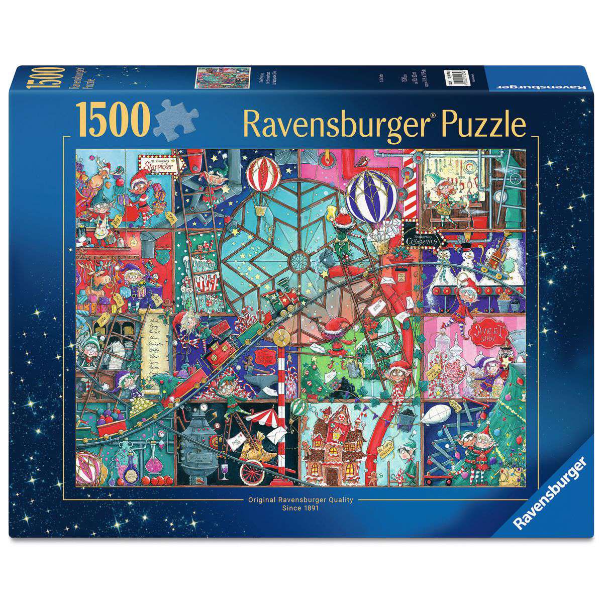 ** Pre-Order ** Elf Factory - 1500 Piece Jigsaw Puzzle (Ravensburger)