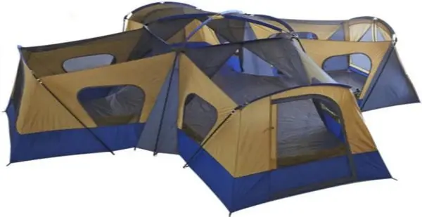 Ozark Trail Base Camp 14-Person Cabin Tent – Spacious. Weather-Resistant Family Camping Shelter (2025 Version)