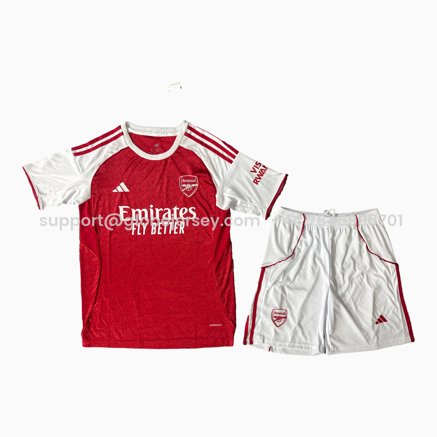 Arsenal 25-26 Home Men's Adult Jersey Set - Fans Version