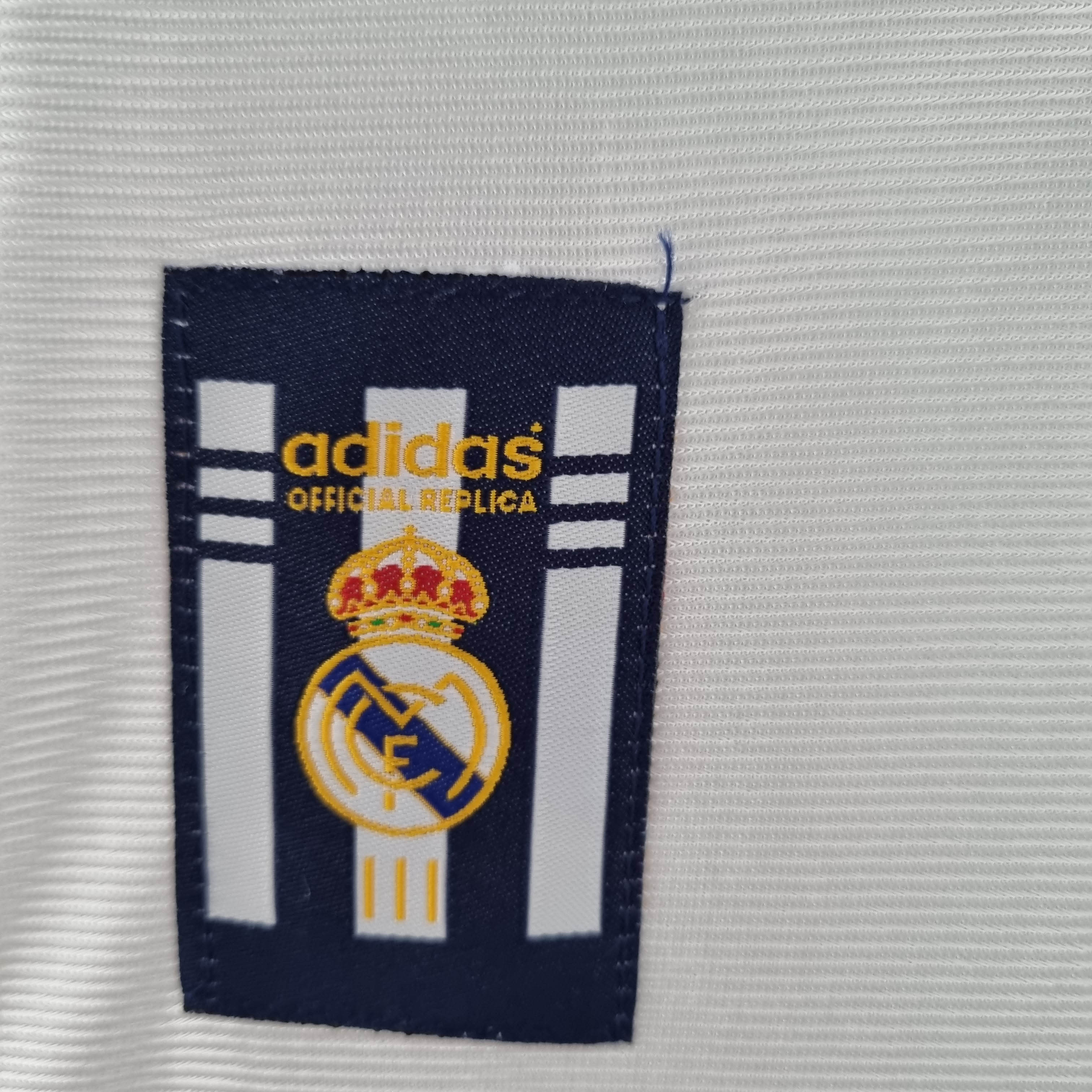 1998/2000 Real Madrid Home Retro Jersey - Fans Edition