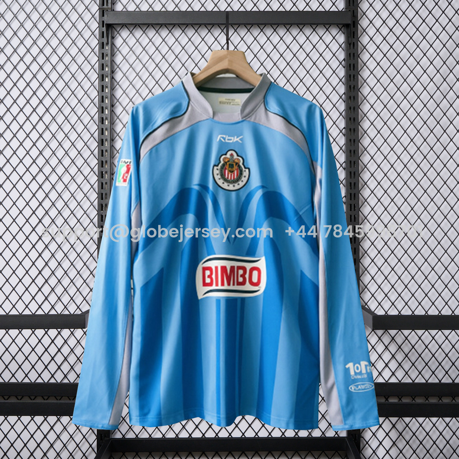 Retro Chivas de Guadalajara 2006-07 Blue Goalkeeper Long Sleeves Jersey