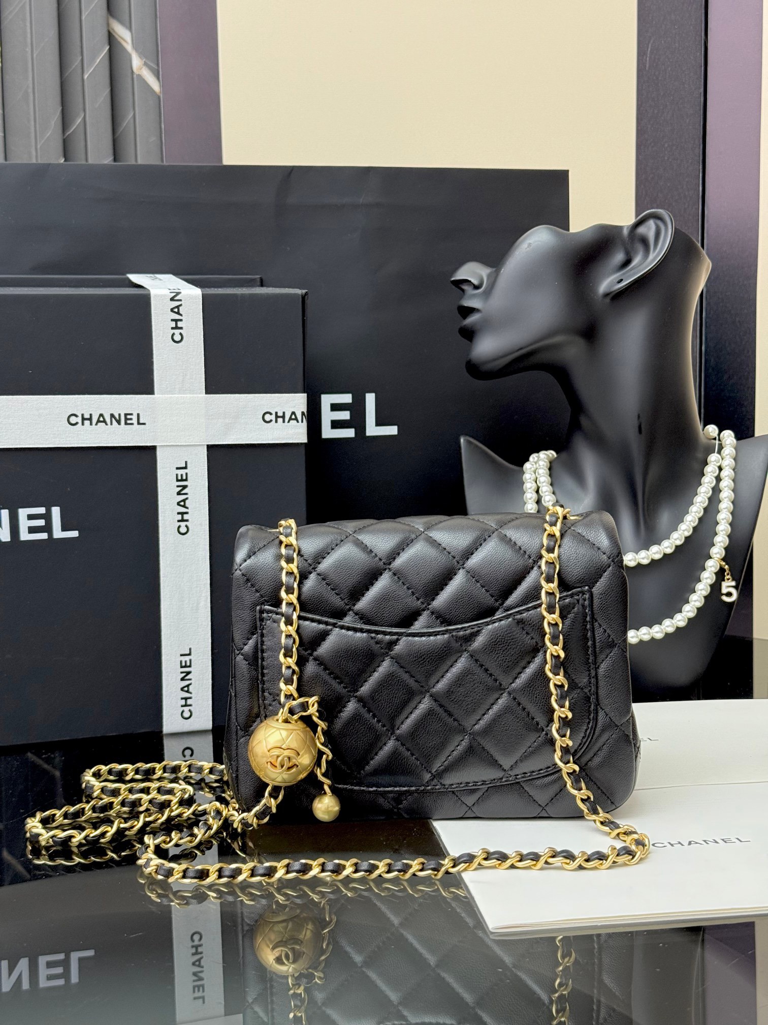 [Sale] Chanel Golden Ball Classic Bag
