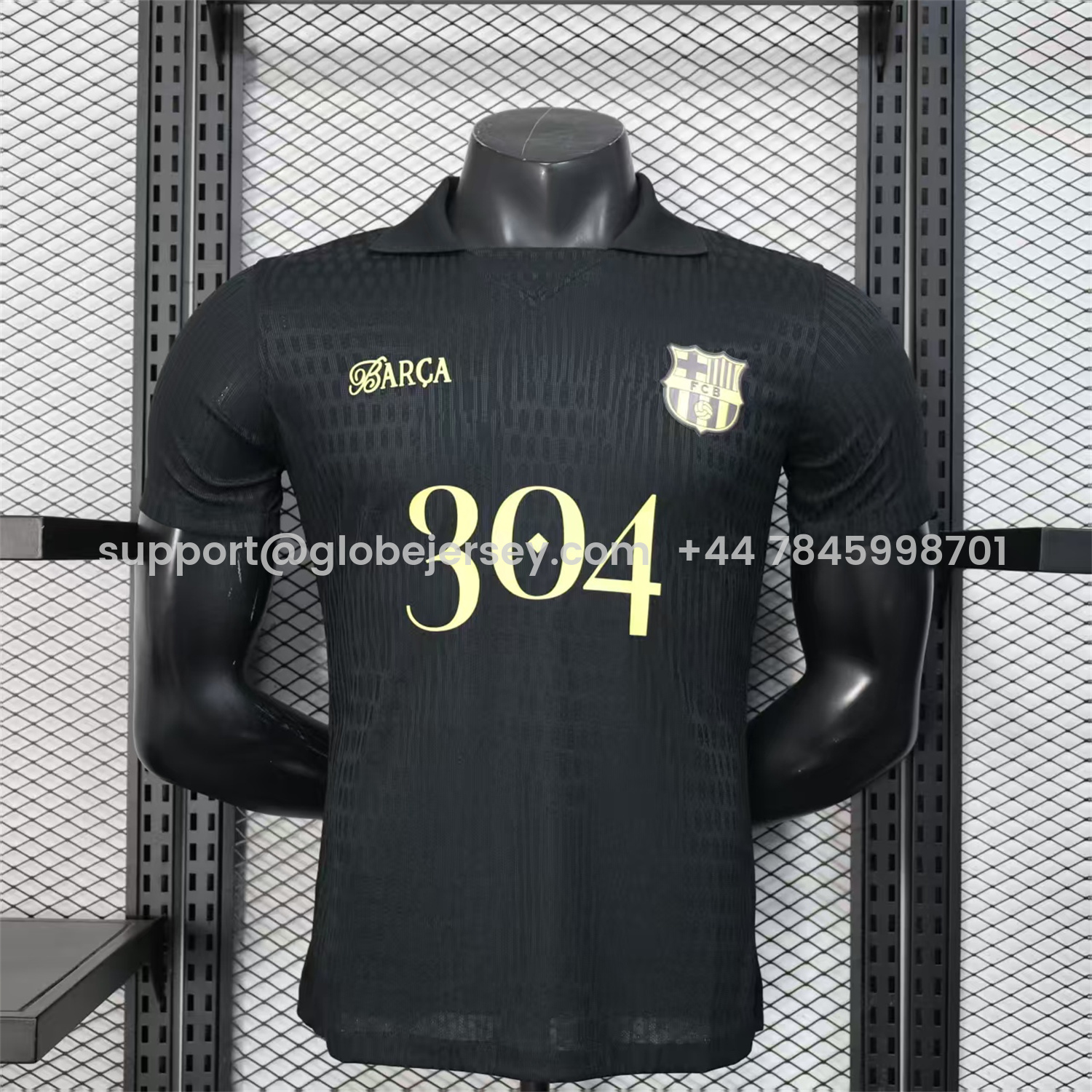Barcelona 25-26 304 Black Special Jersey - Player Version