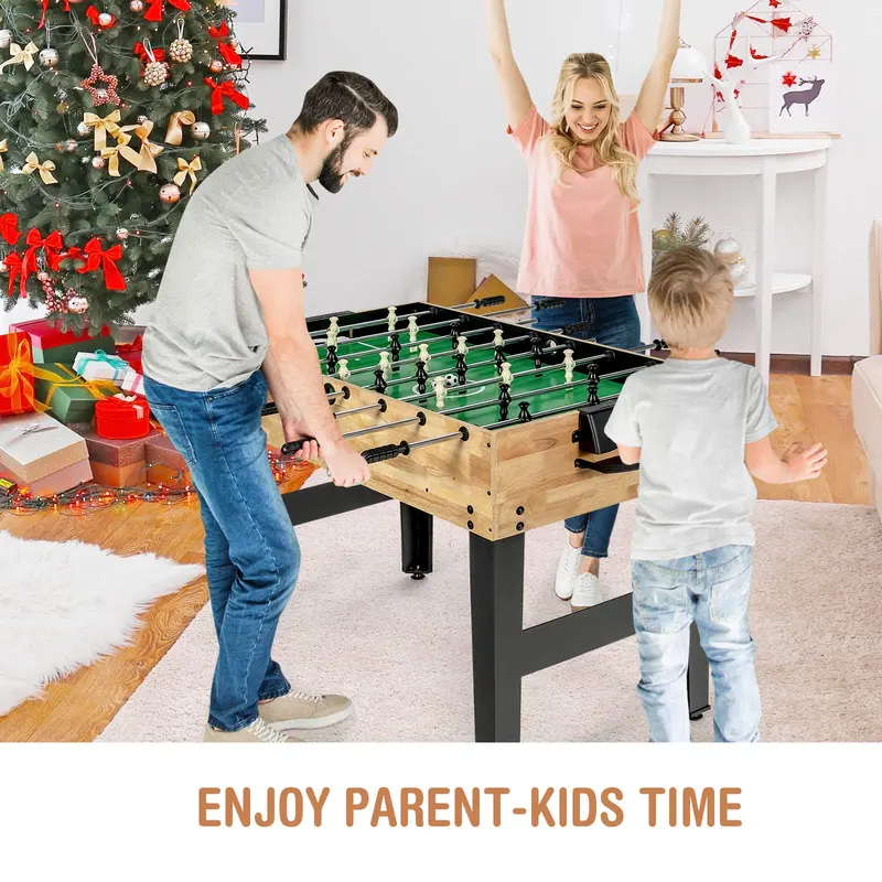 10-in-1 Multi-Game Table Set – Ping Pong. Air Hockey. Pool. and More