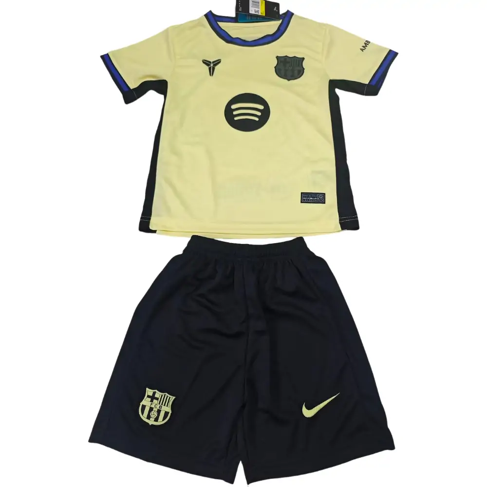 25-26 Barcelona Second Away Kit - Kids Kit
