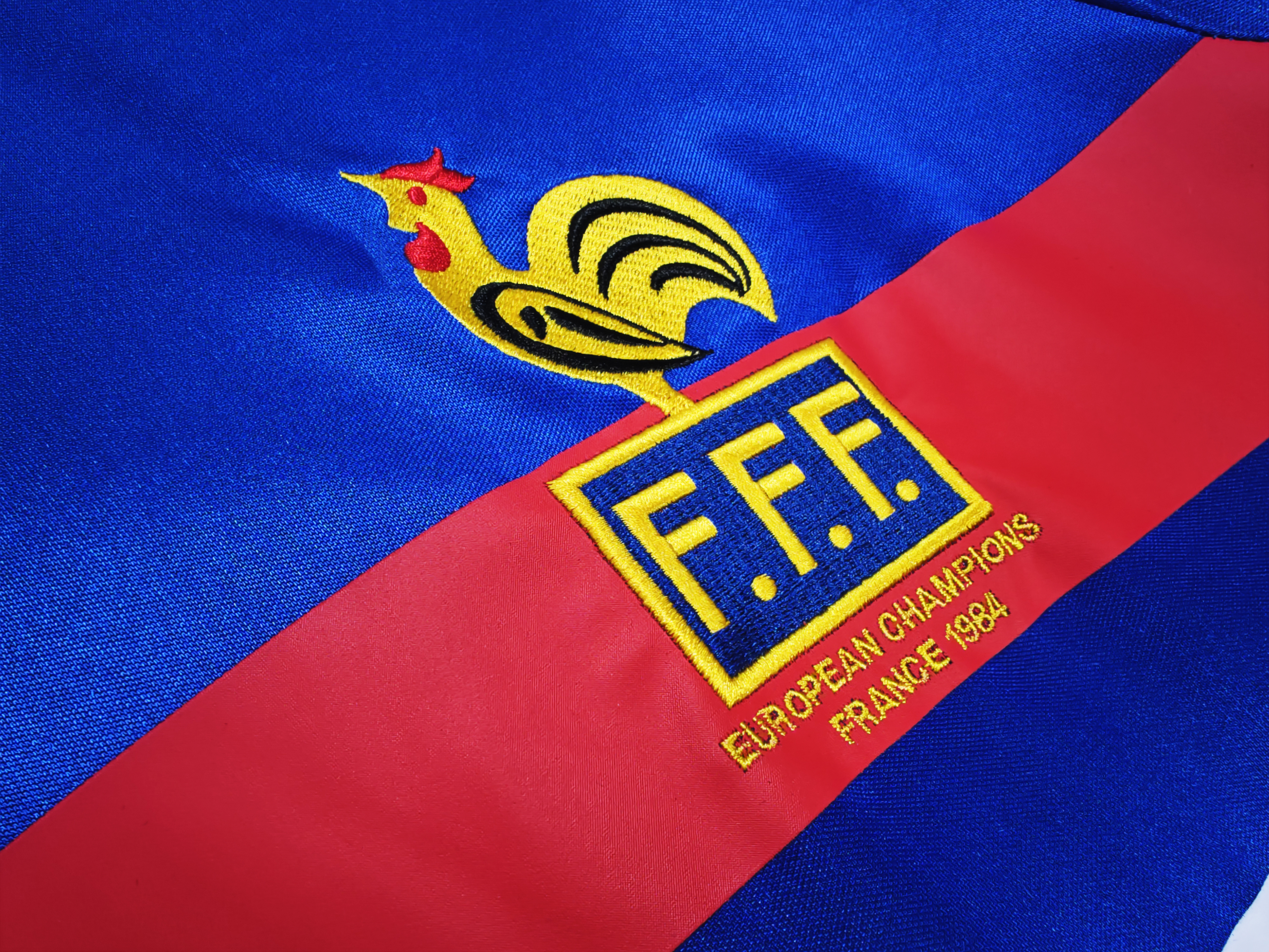 1984 France home retro jersey - Fans Edition