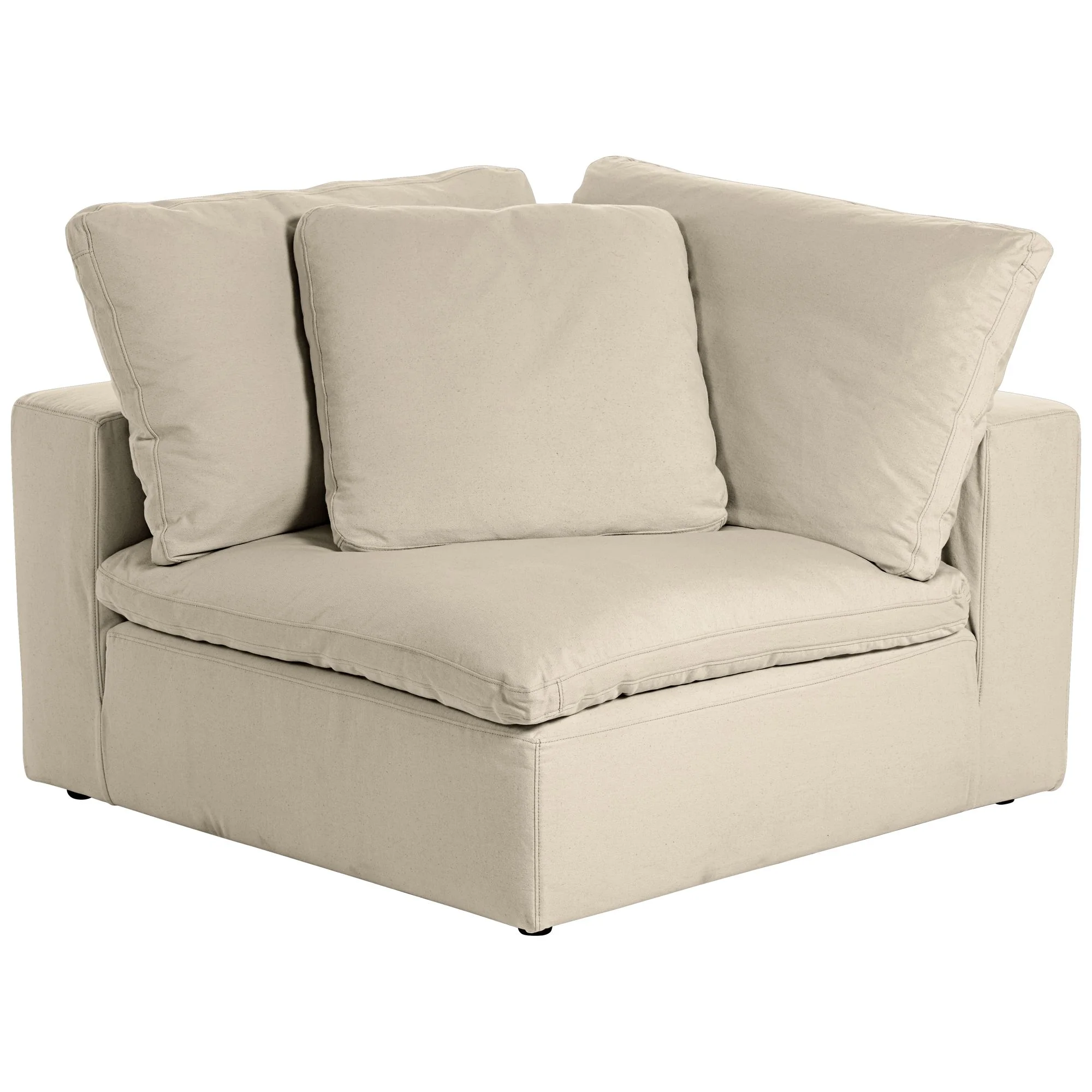55 Downing Street Sahara Sand Slipcover for Skye Peyton Corner Sectional Chairs