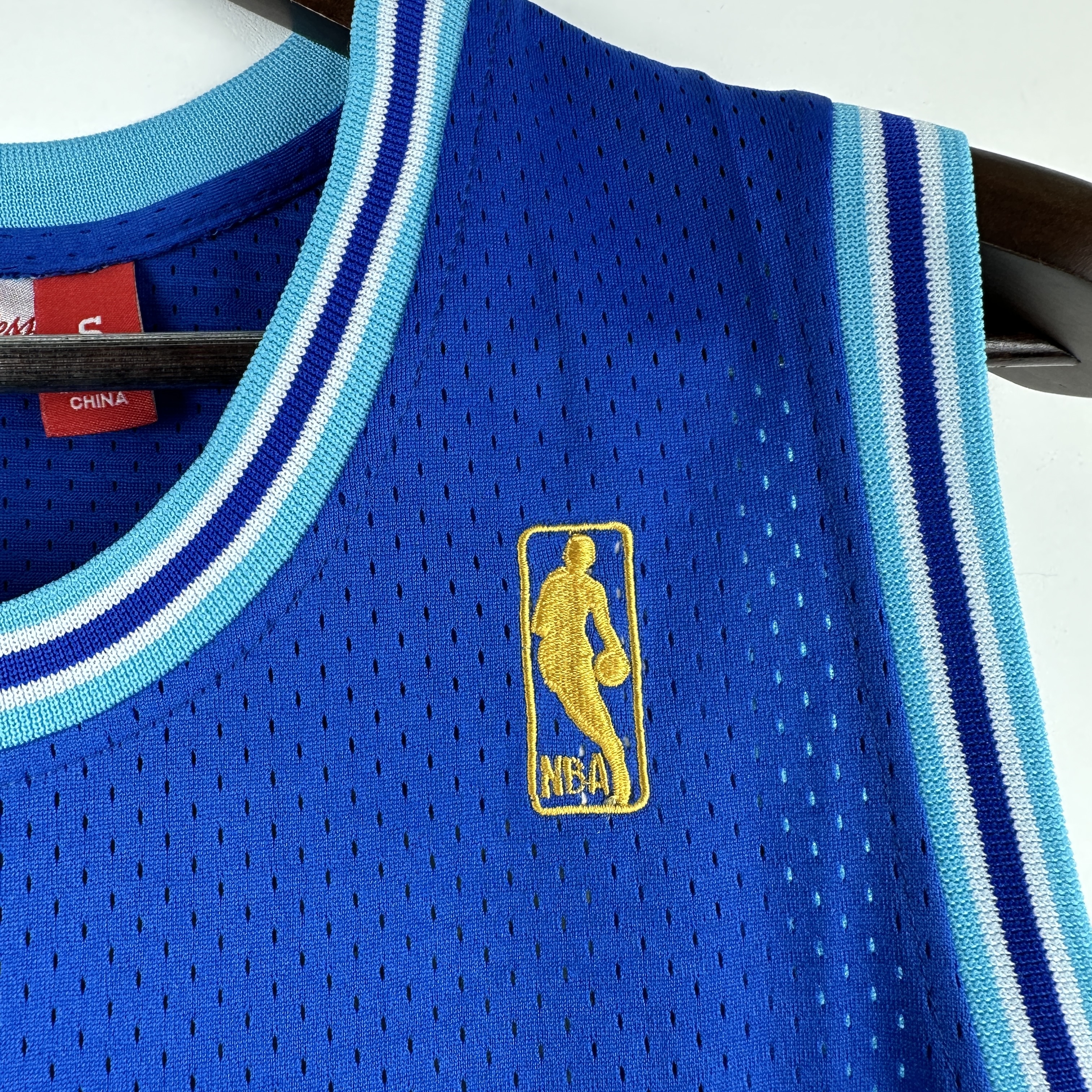 Embroidered MN retro jersey Lakers 96/97 season blue No. 34 O'Neal