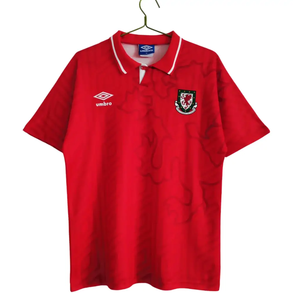 1992/94 Wales home retro jersey 1:1 Thai quality - Fans Edition