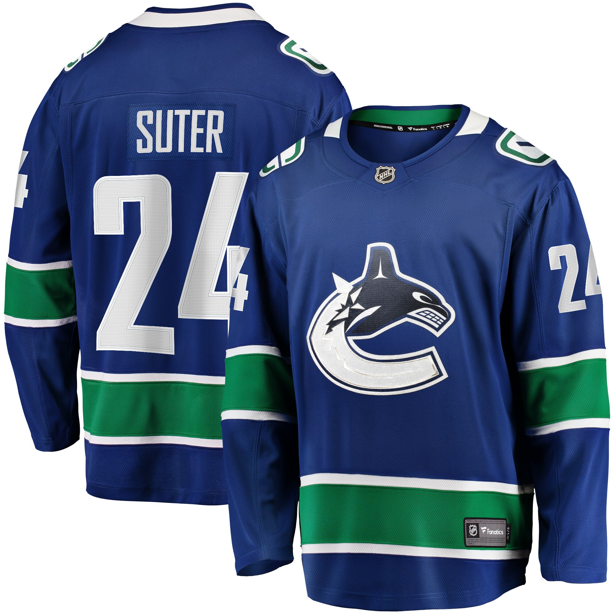 Pius Suter Vancouver Canucks Fanatics Home Premier Breakaway   Jersey – Blue