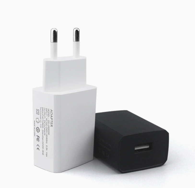 Dual-Port USB Power Adapter (EU/US)