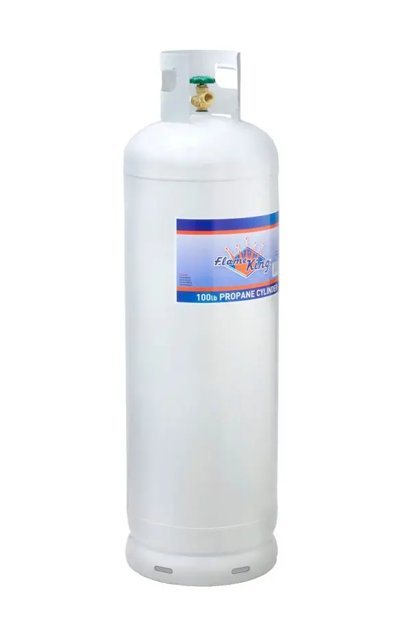 100-Lb Steel Propane Cylinder – POL Valve. DOT-Certified. Ships Empty for Refill