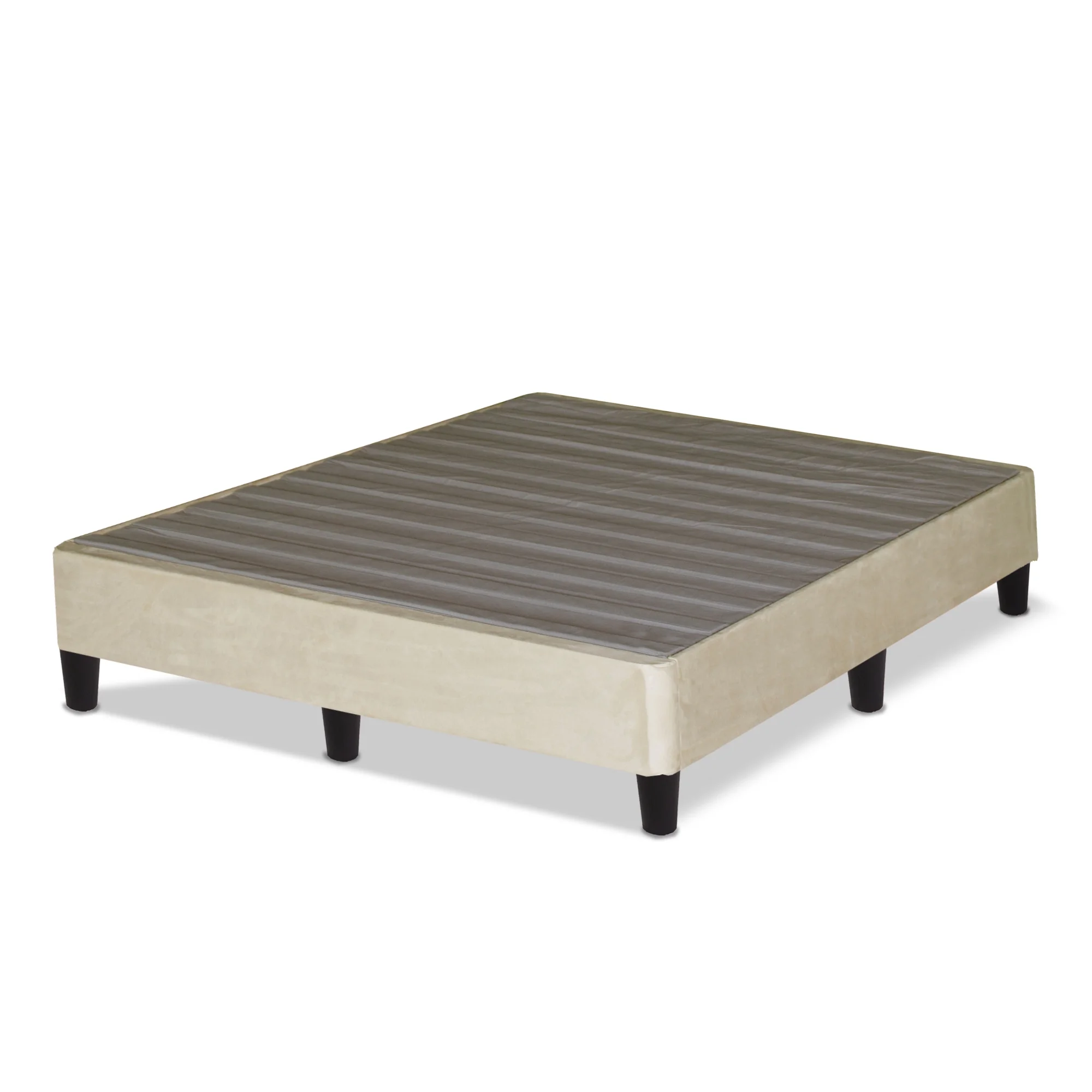 Continental Sleep, 13-inch Platform Bed Frame for Mattress, Eliminate Need for Box Spring, Beige, 33-Inch
