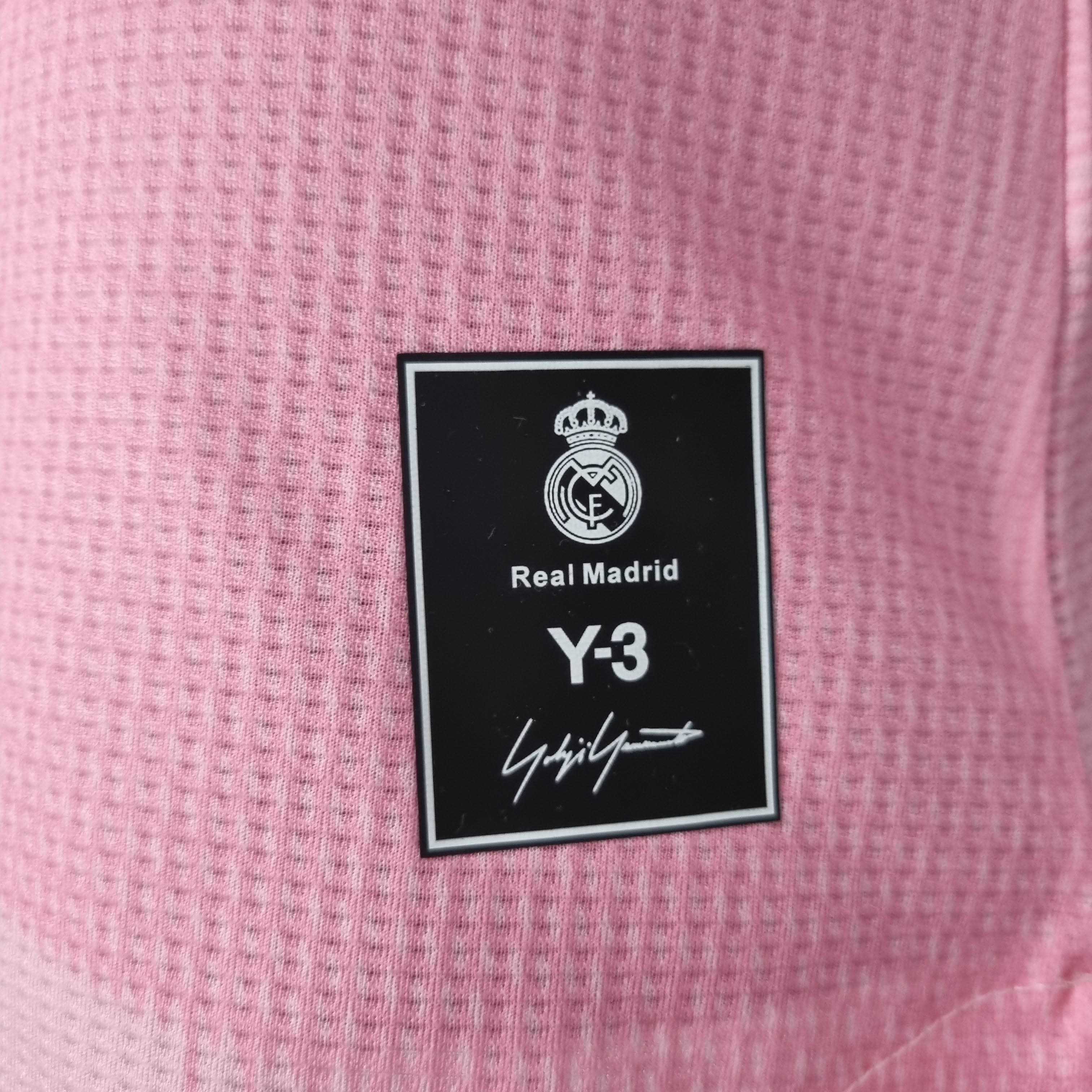 2022 Real Madrid Y-3 Special Edition Pink Player Version Football Shirt