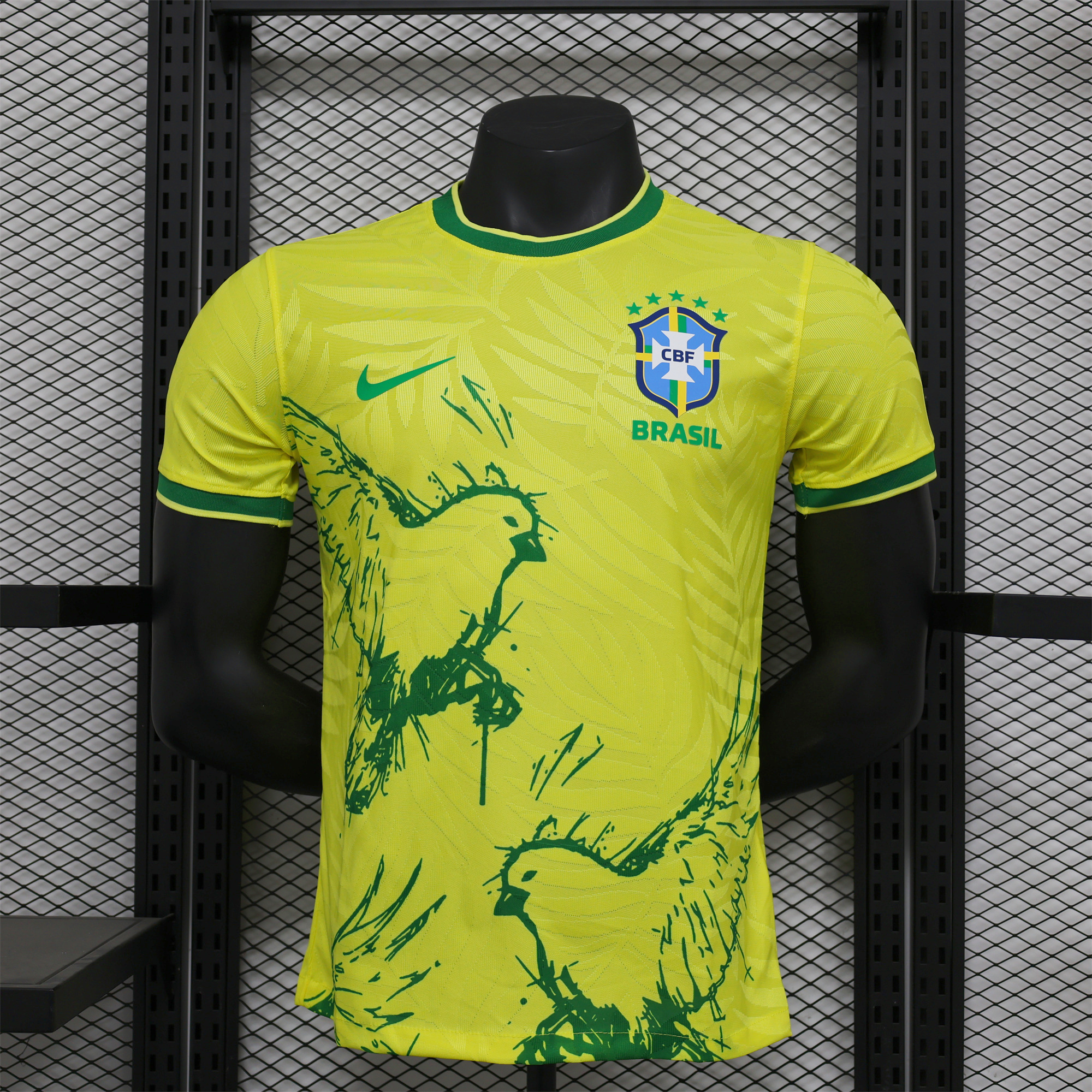 Brazil 2024 Yellow Dove Special Edition Jersey - Player Version