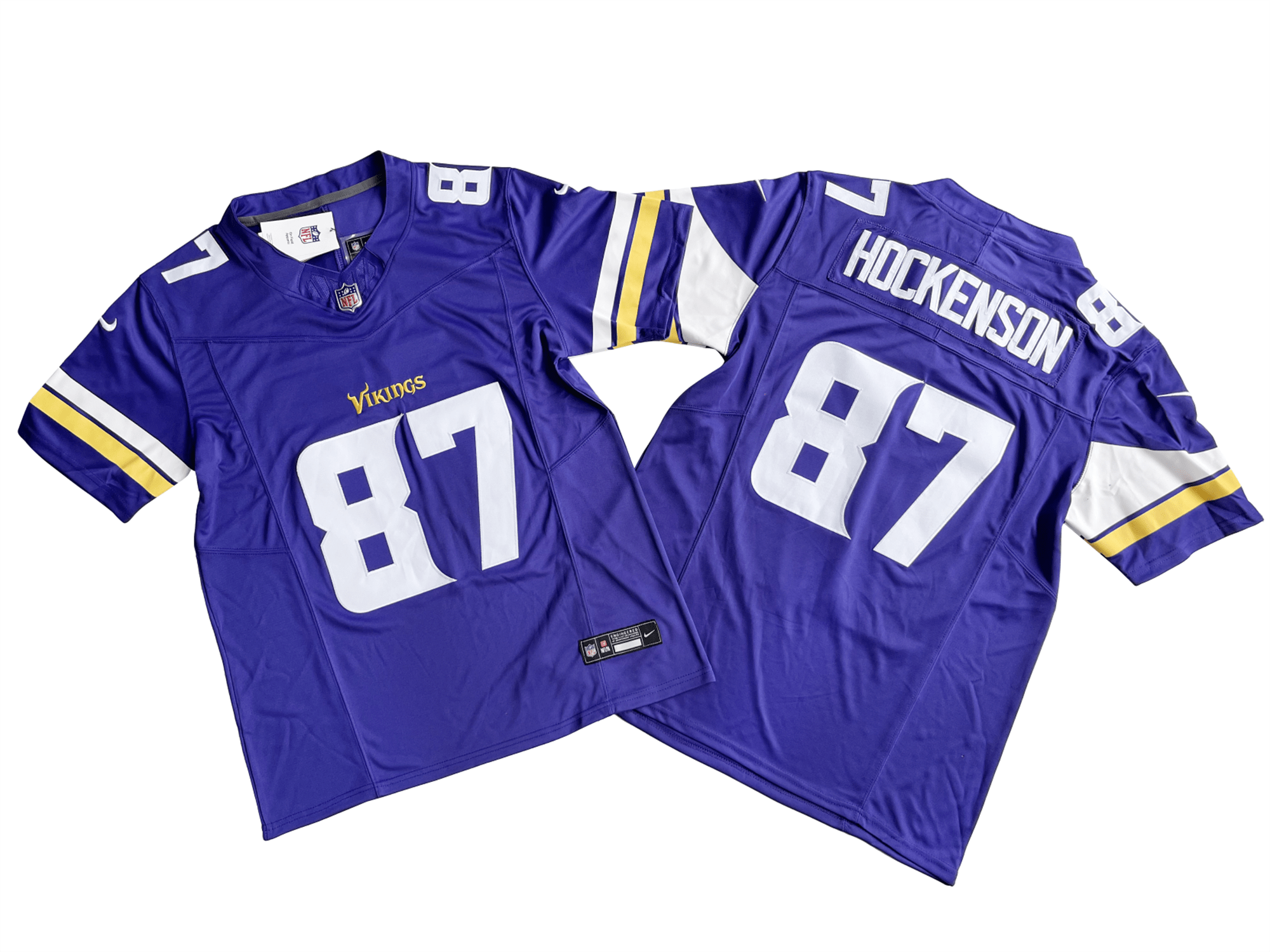 Minnesota Vikings 87# T.J. Hockenson Nike Vapor F.U.S.E. Limited Jersey