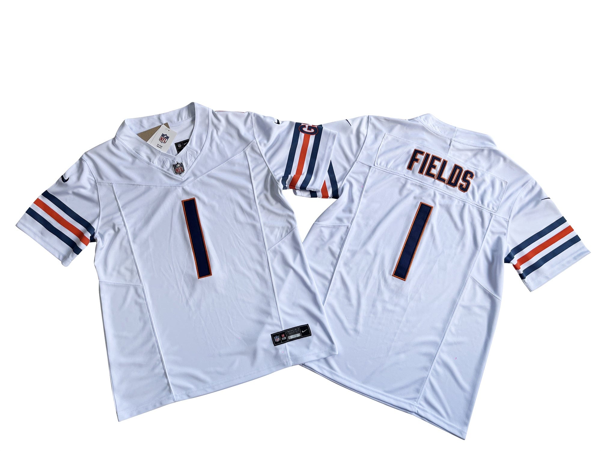 Chicago Bears 1# Justin Fields Nike Vapor F.U.S.E. Limited Jersey