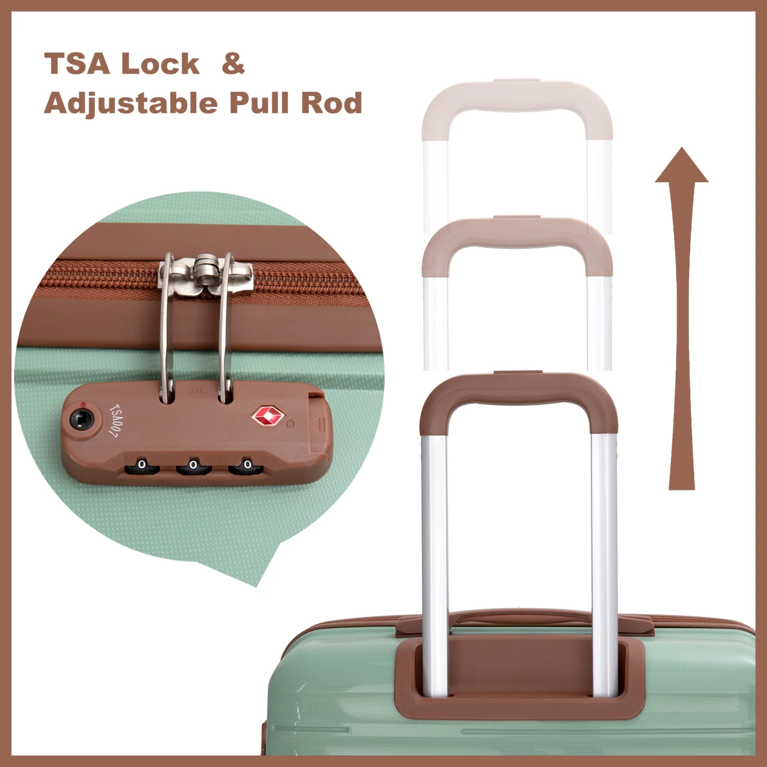 5-Piece Polyester Luggage Set with TSA Lock, Expandable Carry-On Suitcase and 360?�� Spinner Wheels in Blue, Complete Travel System for Versatile Packing