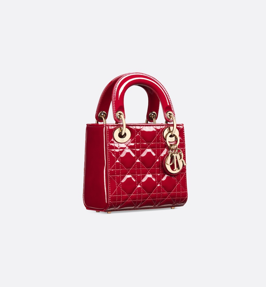 Mini Dioriviera Lady Bag – Patent Leather