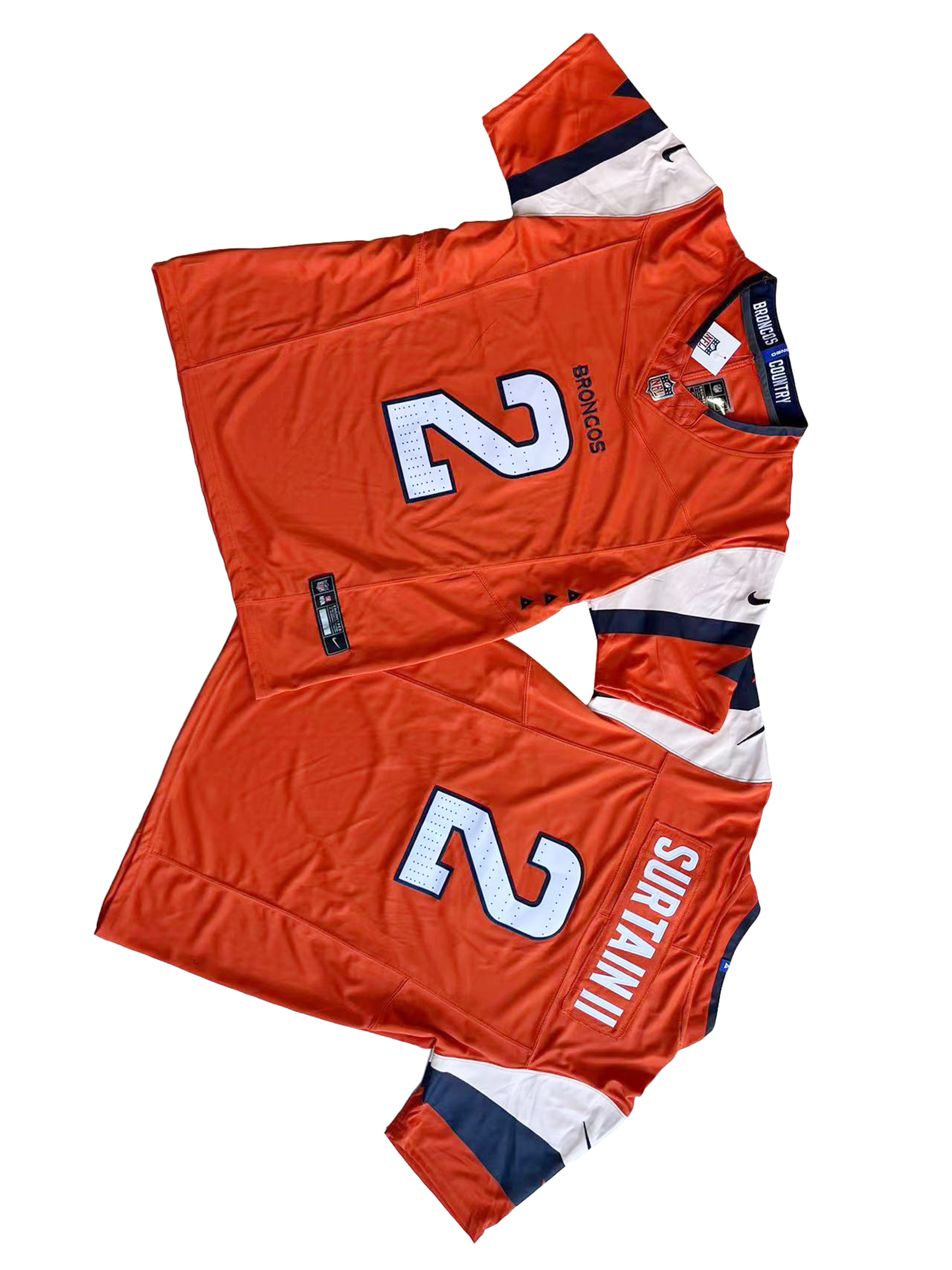 Men's Denver Broncos Patrick Surtain II Orange Vapor F.U.S.E. Limited Jersey