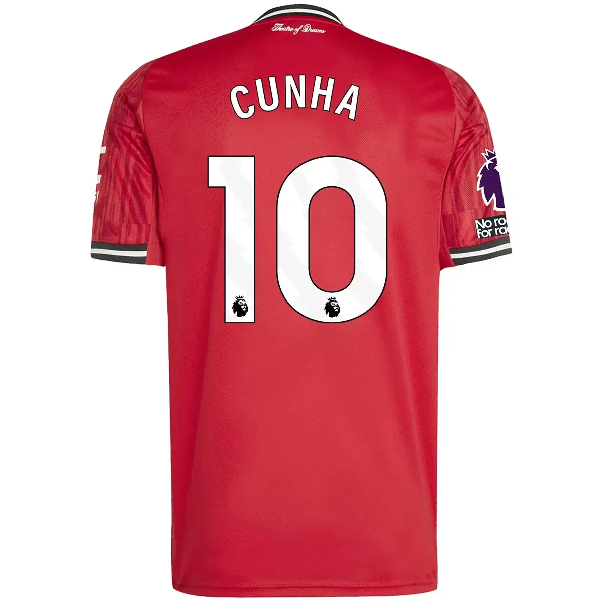 Cunha #10 Manchester United Home Soccer Jersey 2025/26