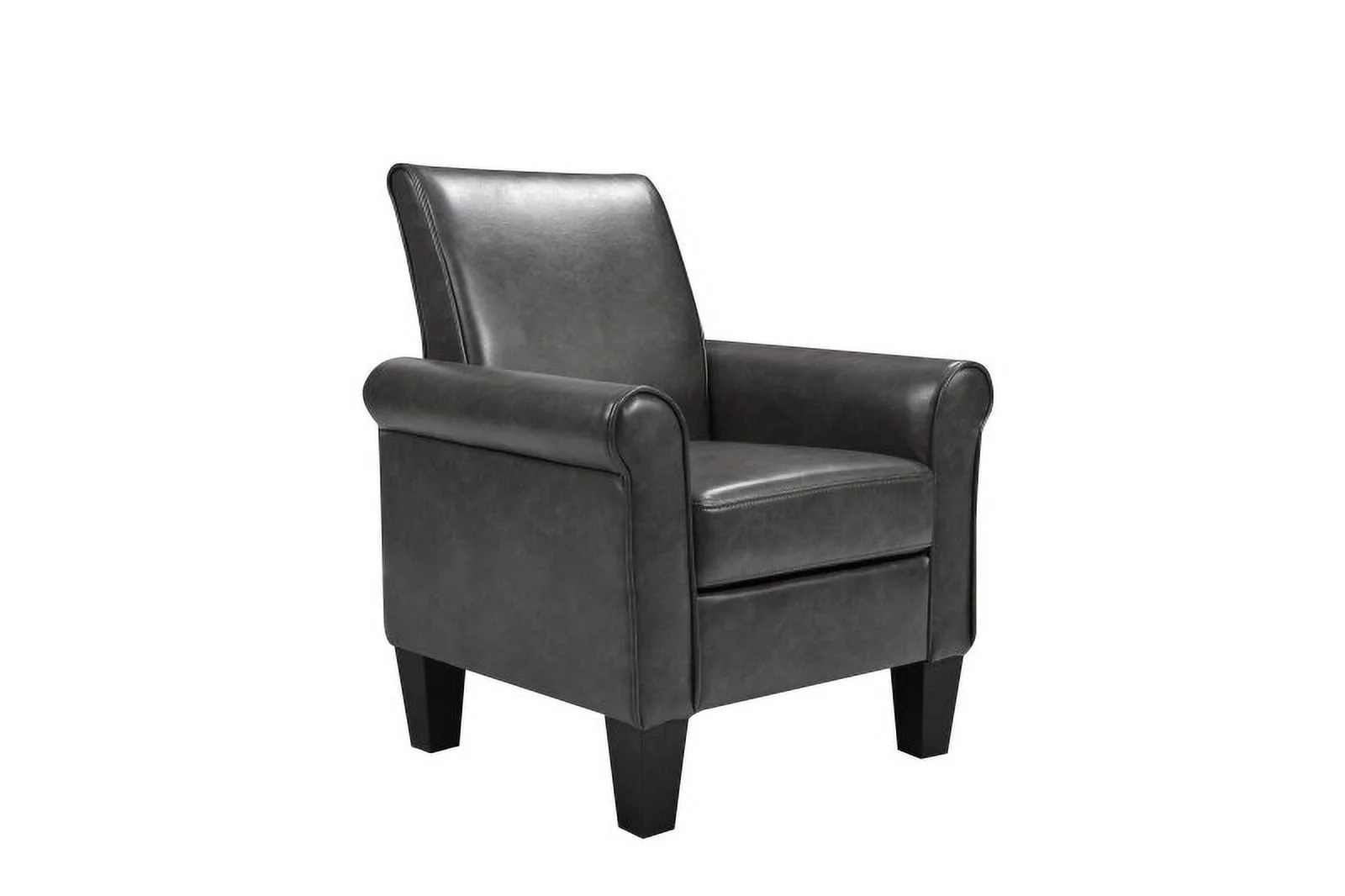 Modern Accent Chair, Comfy Single Sofa Chair with High Backrest and Armrest, Linen Fabric Upholstered Armchair with Sofa Padded for Living Room Bedroom Office