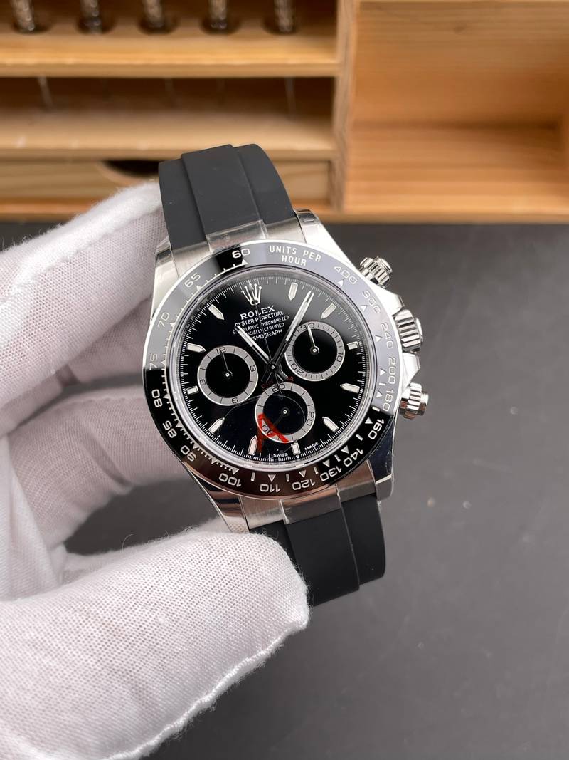 Rolex Daytona Black Panda Rubber
