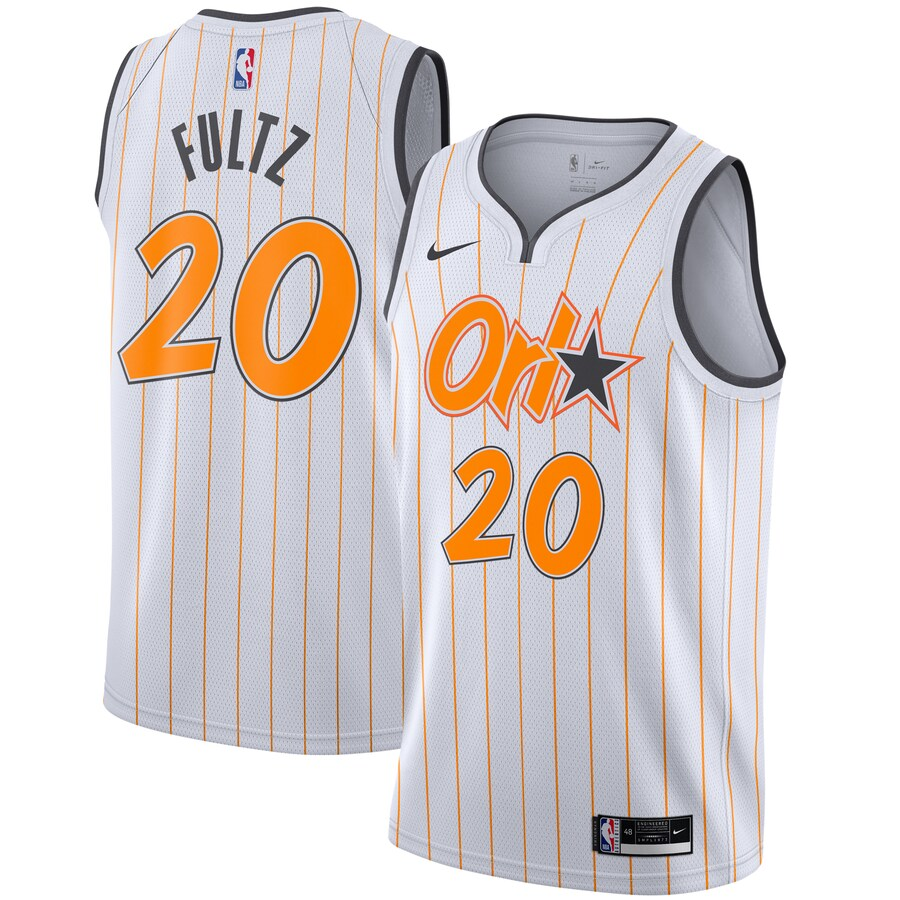 Men's Orlando Magic Markelle Fultz  White 2020/21 Swingman  Jersey - City Edition