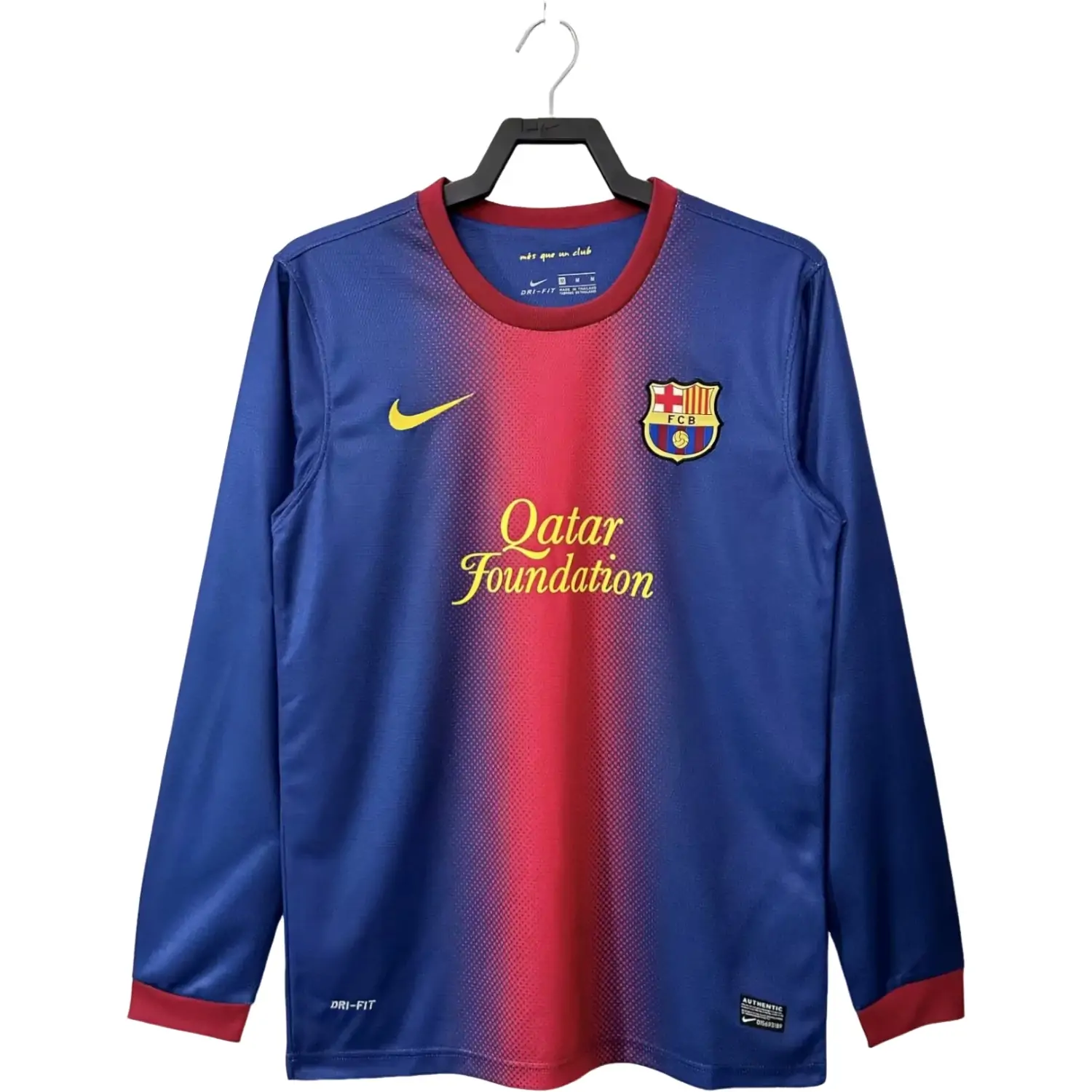 2012-13 Barcelona Home Long Sleeve Jersey - Fans Edition