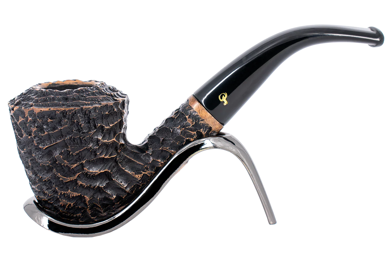 Aran Rusticated Briar Smoking Pipe By Peterson of Dublin - Shape No.B10
