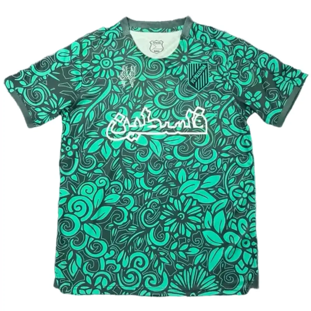 2025-26 Palestine green jersey - fans edition