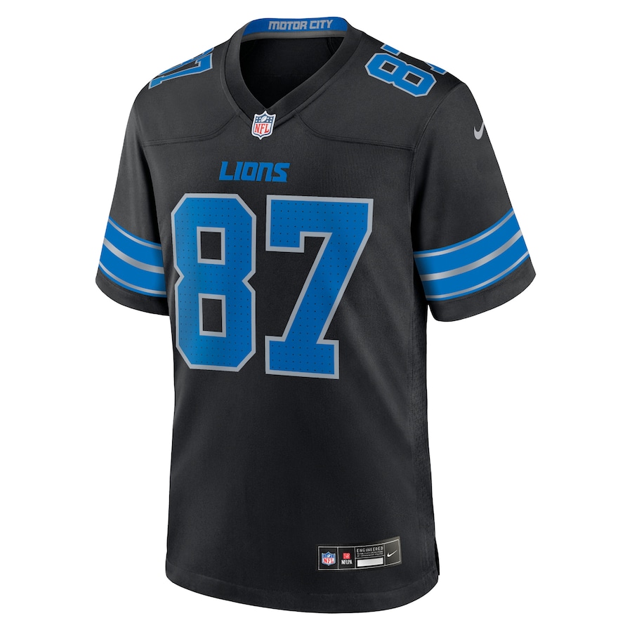 Detroit Lions Sam LaPorta Black 2nd Alternate Jersey