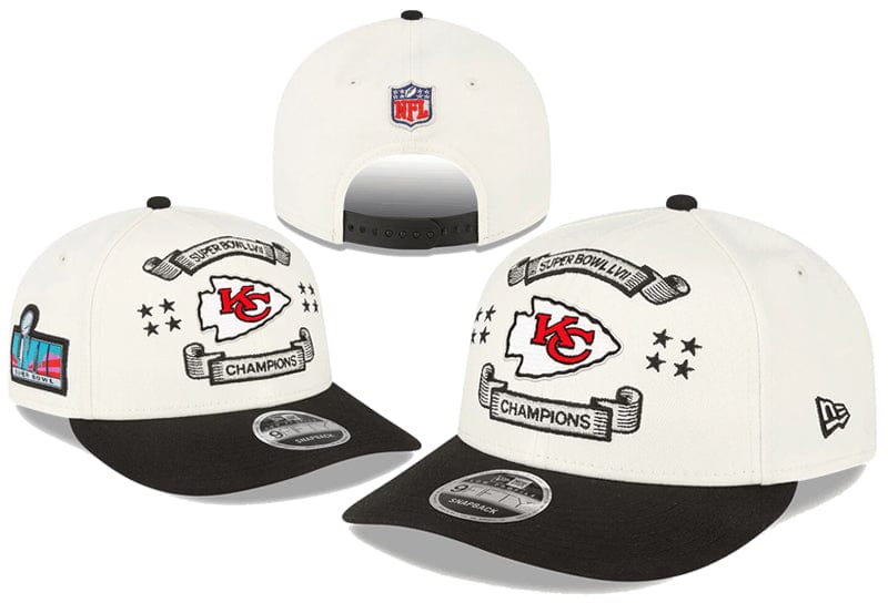 Kansas City Chiefs Snapback hat  White