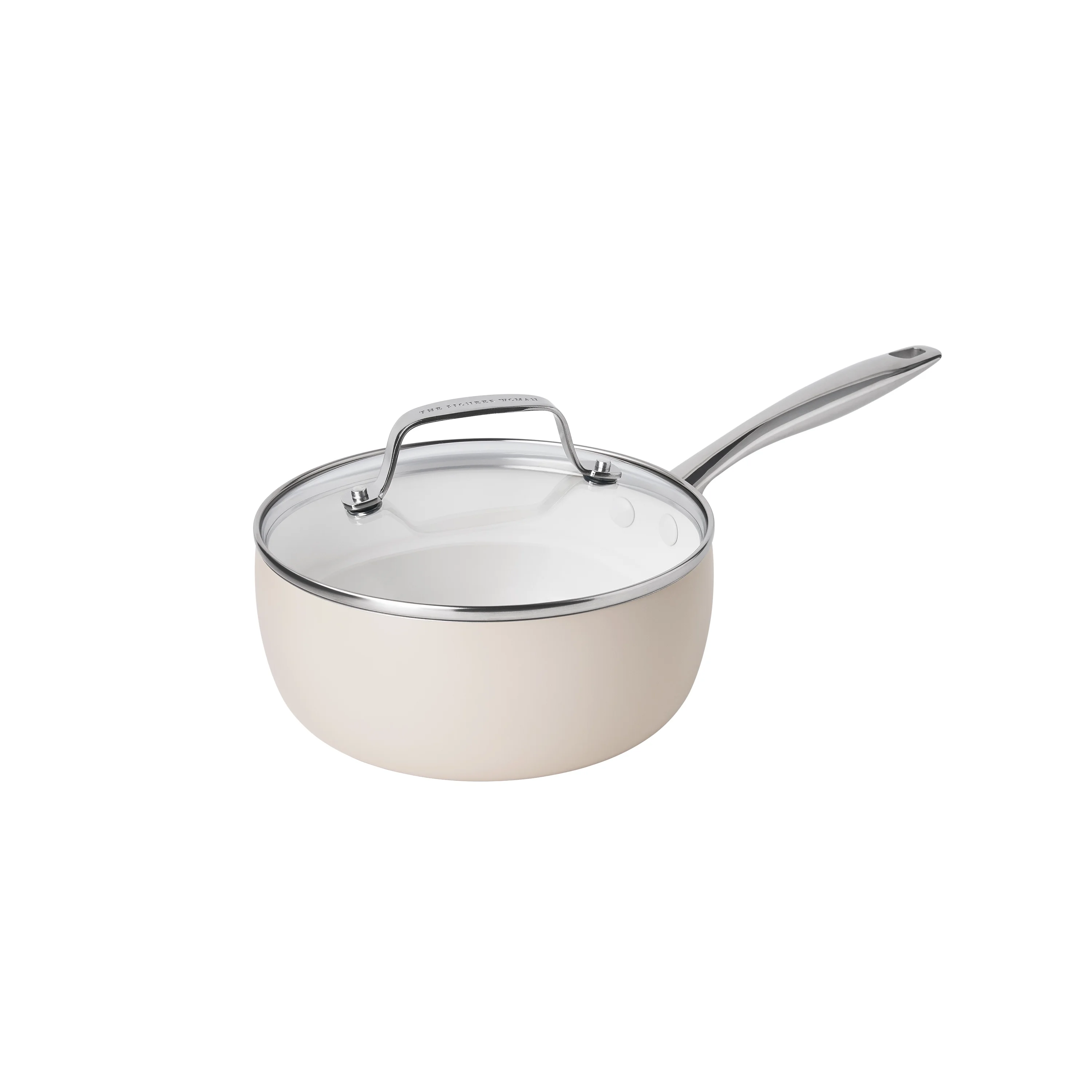 The Pioneer Woman Harlow 15-Piece Cookware Set, Ceramic Non-Stick Pots and Pans Set, Taupe