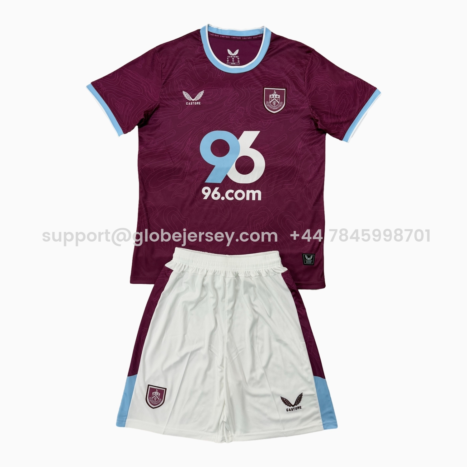 Burnley 25-26 Home Men's Adult Jersey Set - Fans Version