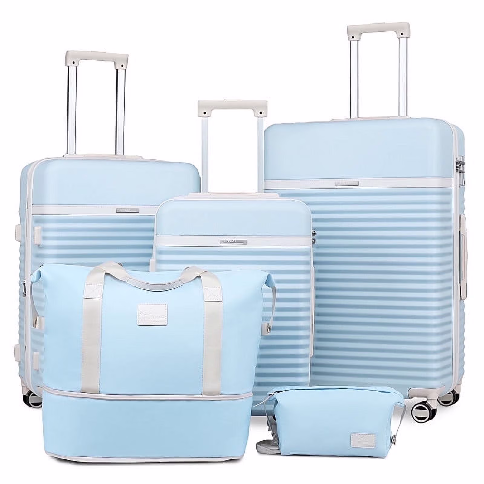 Joyway - 5-Piece Luggage Sets ABS Hardside Spinner Luggage -(Expandable Suitcase20