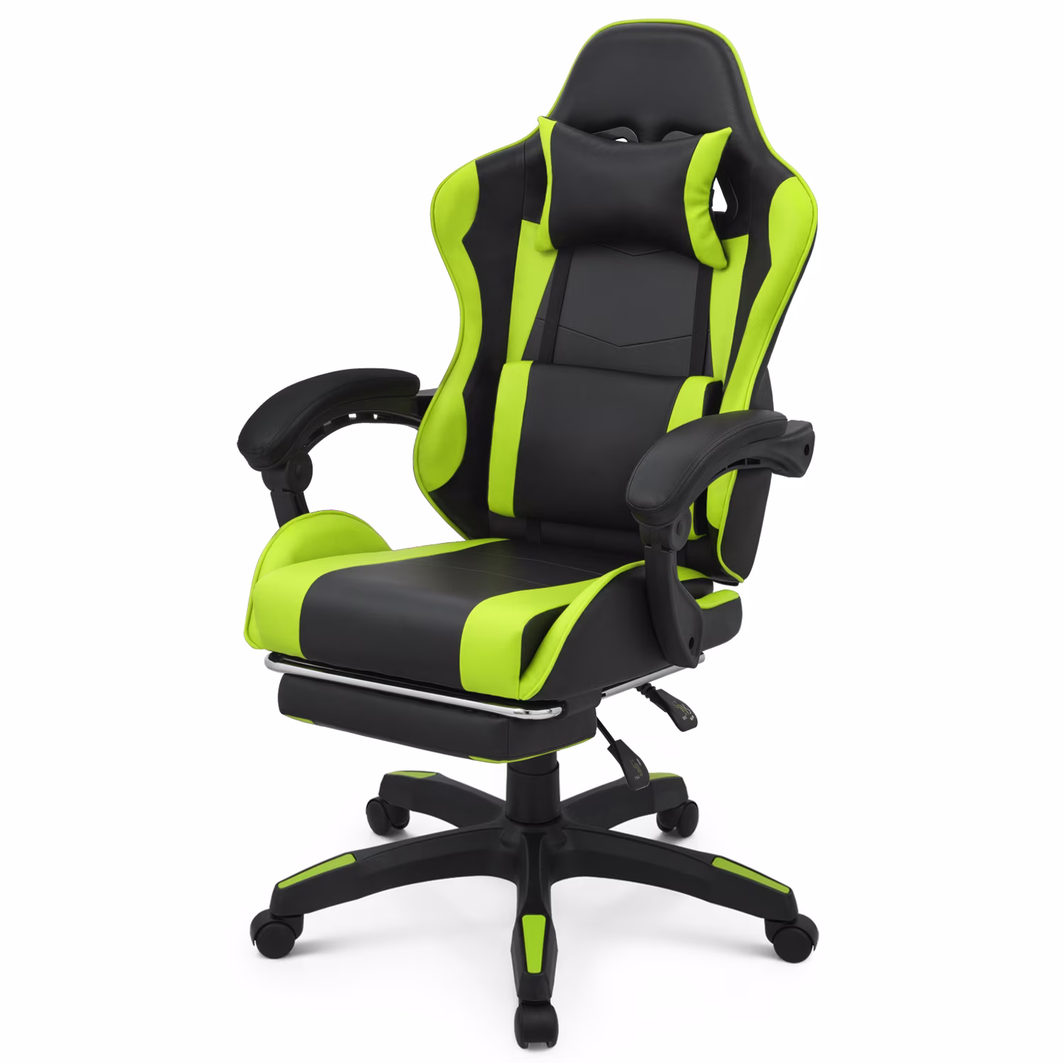 Magshion Adjustable Gaming Chair, Ergonomic PC Computer Seat with Headrest and Lumbar Support for Adults Teens Desk Chair, Black