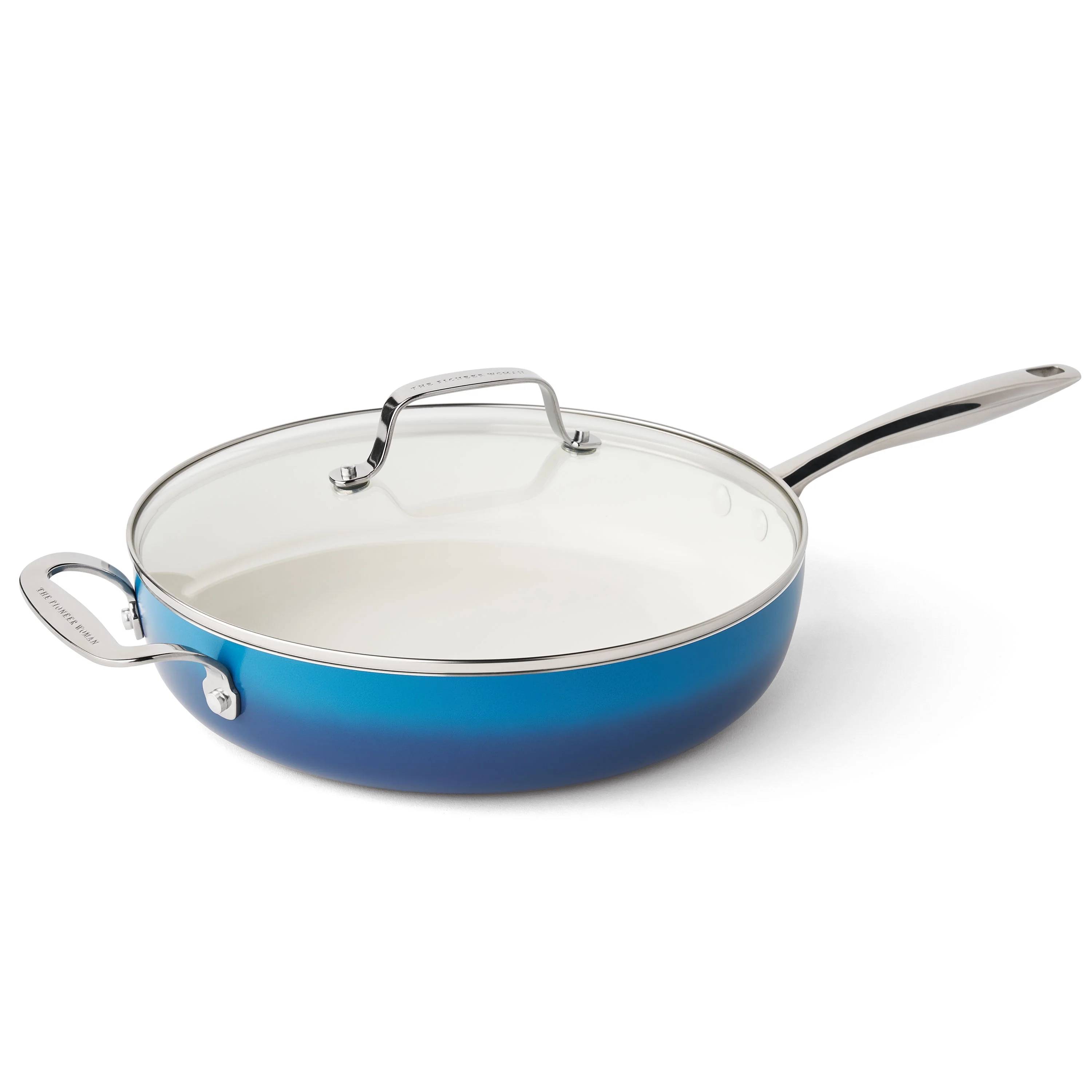 The Pioneer Woman Harlow 15-Piece Cookware Set, Ceramic Non-Stick Pots and Pans Set, Taupe