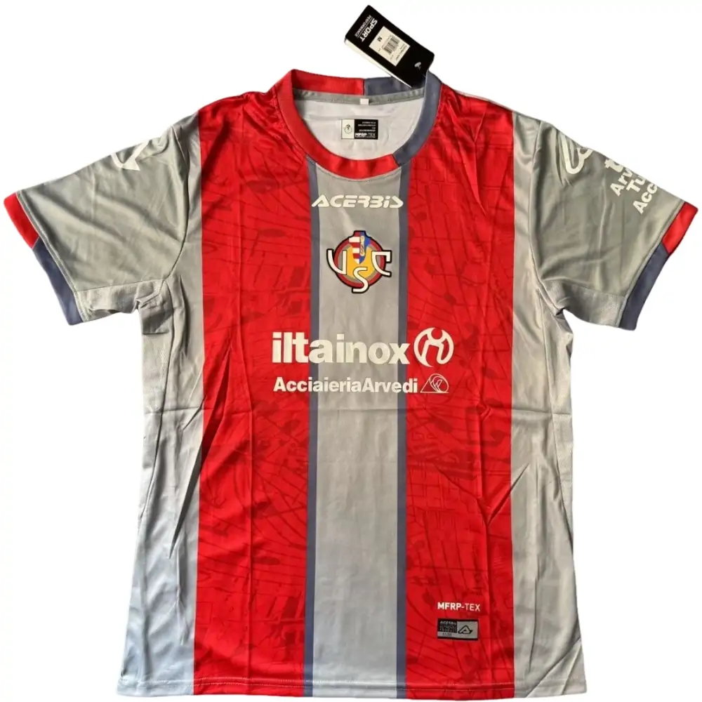 2025-26 US Cremonese Home kit - Short Sleeve Fans Edition