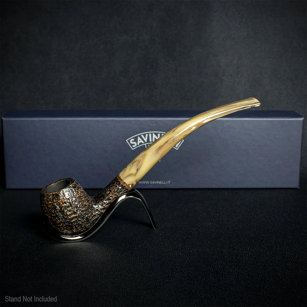 Savinelli Ginger's Favourite Rustic Brown 626 - 6mm Briar Pipe