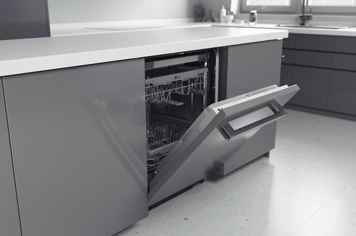 LG - Lavastoviglie QUADWASH DB365TXS Classe B 10coperti-Acciaio inossidabile